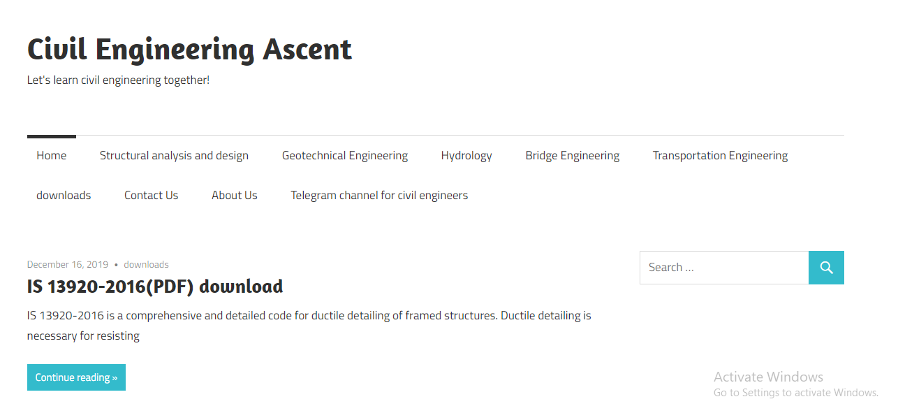 Civil Engineering Ascent