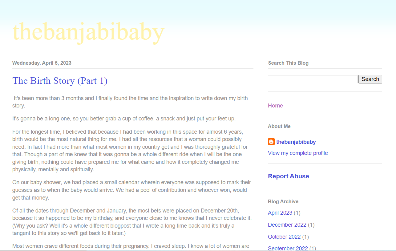 The Banjabi Baby