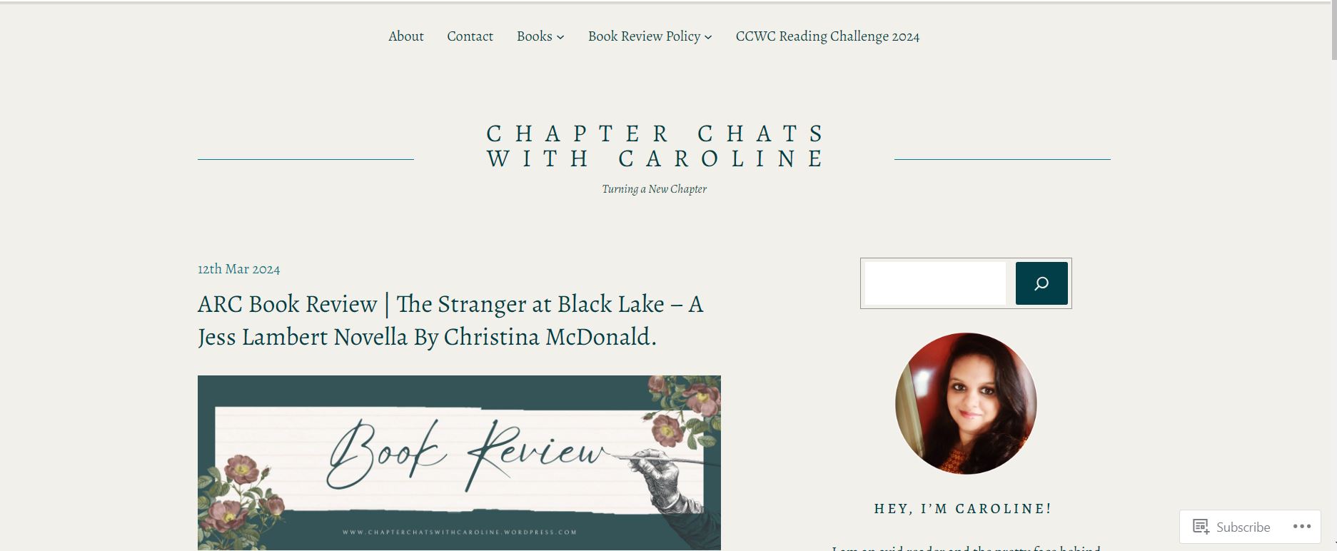 Chapter Chats With Caroline