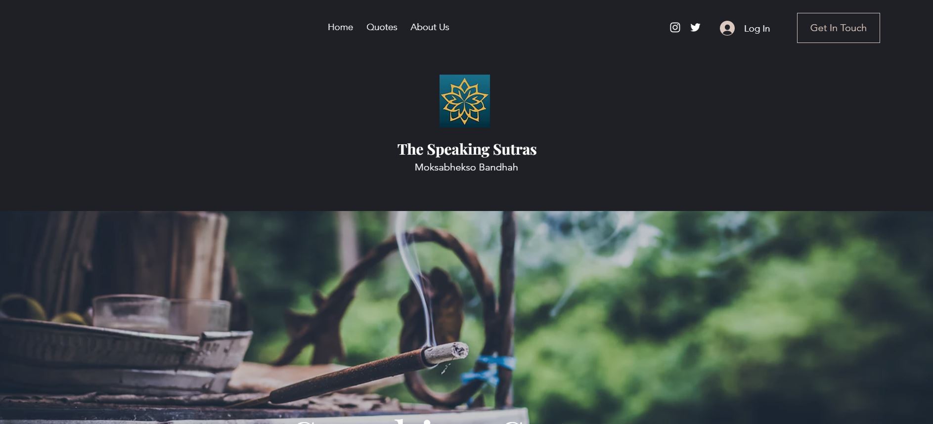 The Speaking Sutras