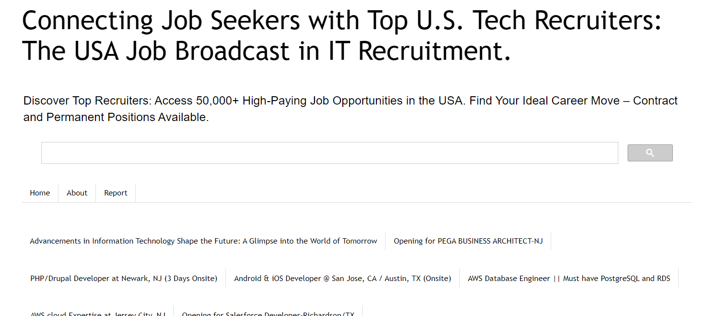 Job Broadcast USA