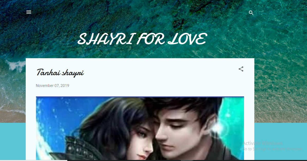SHAYRI FOR LOVE
