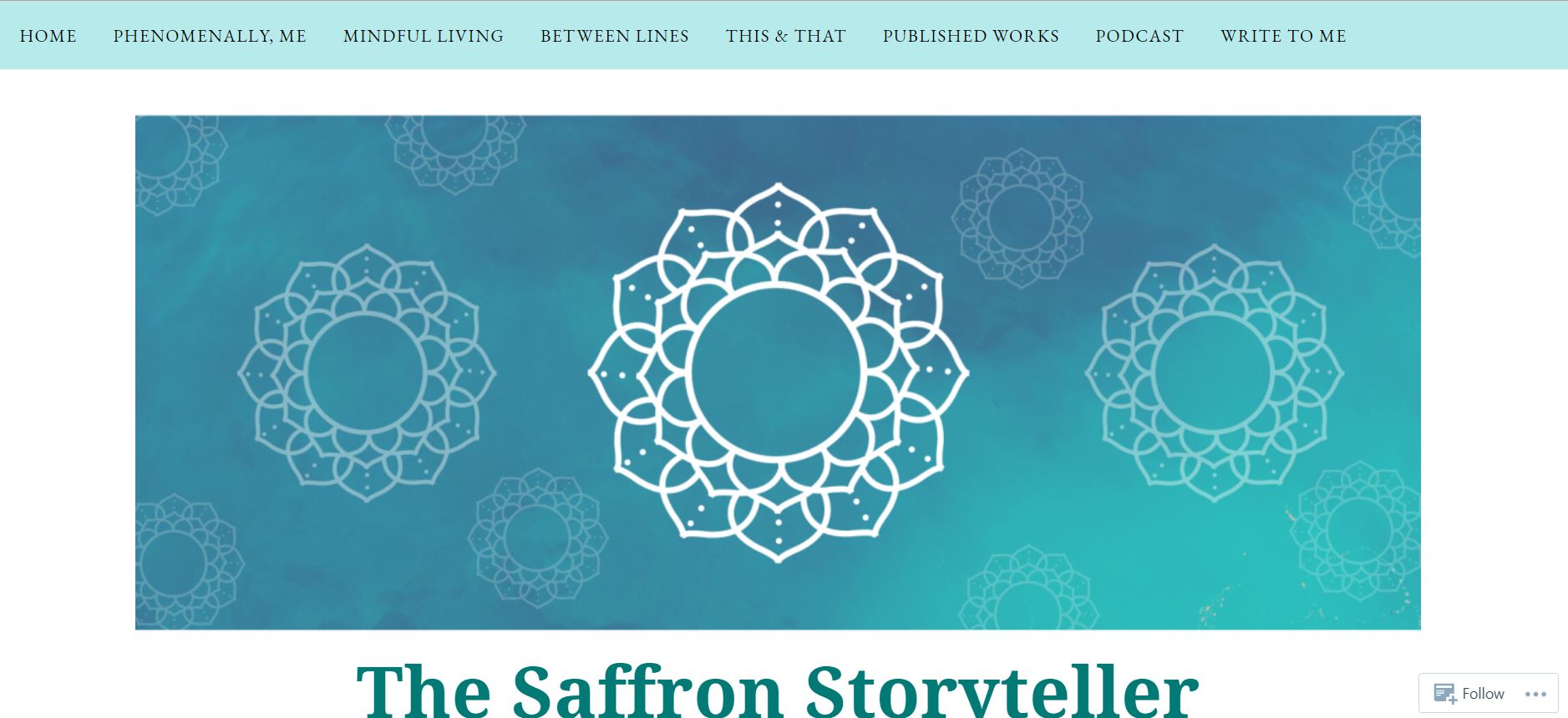 The Saffron Storyteller