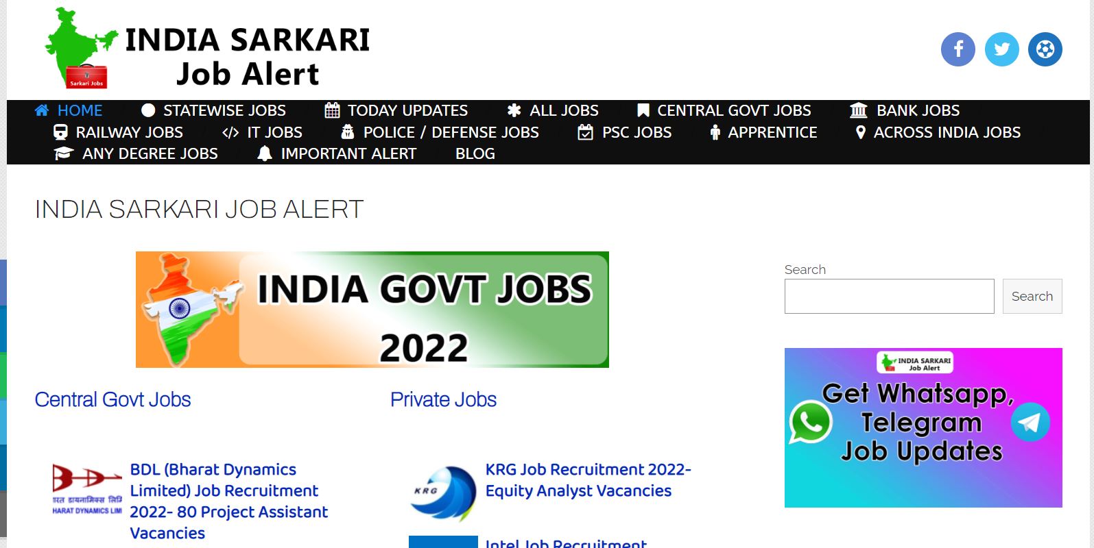 India Sarkari Job Alert