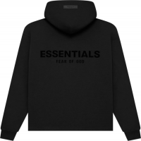 black essentials hoodie
